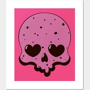 Skulls in the Dessert- Raspberry Chocolate Chip Posters and Art